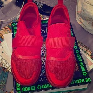 Aldo Red Velcro Sneakers